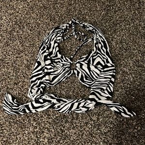 Zebra print going out top